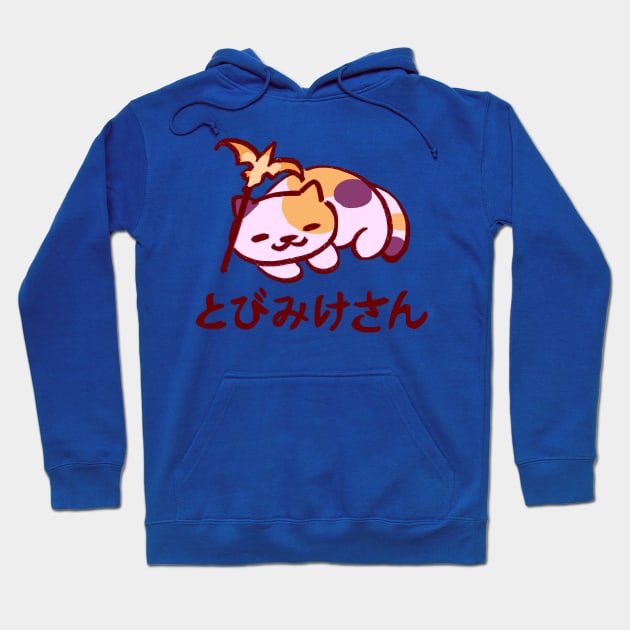 cute kitty collector cat sunny sleeping with wing thing teaser / catbook 005 Hoodie by mudwizard